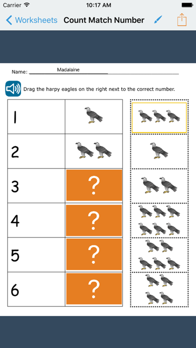 GoWorksheet screenshot 1