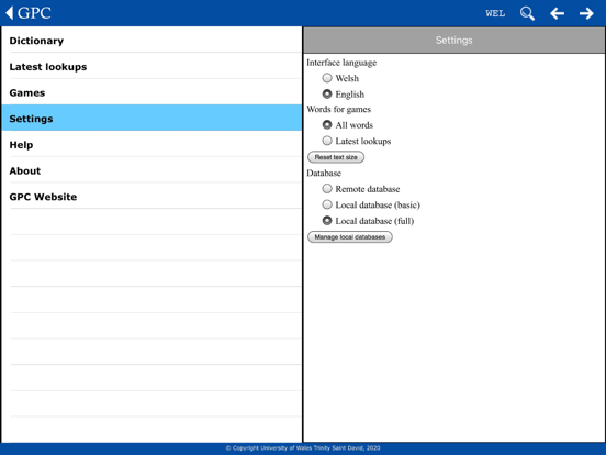 GPC Geiriadur Welsh Dictionary screenshot 4