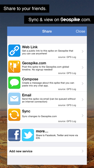 GPS Log screenshot 2