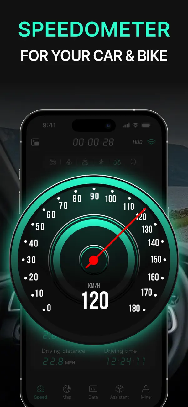 GPS Speedometer HUD - SpeedAce screenshot 3