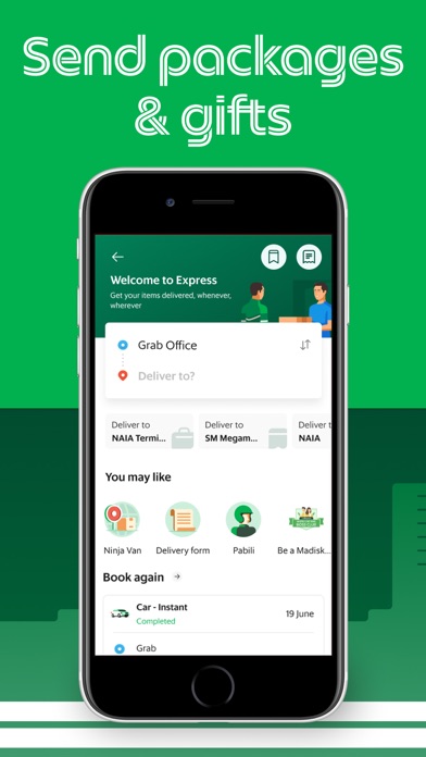 Grab: Taxi Ride, Food Delivery screenshot 2