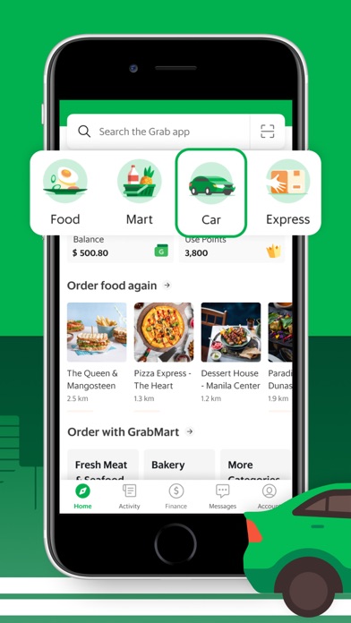 Grab: Taxi Ride, Food Delivery screenshot 7