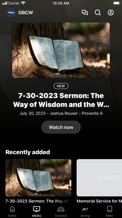 Grace Baptist Church Waverly screenshot 2