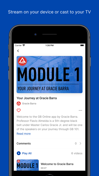 Gracie Barra Online screenshot 1