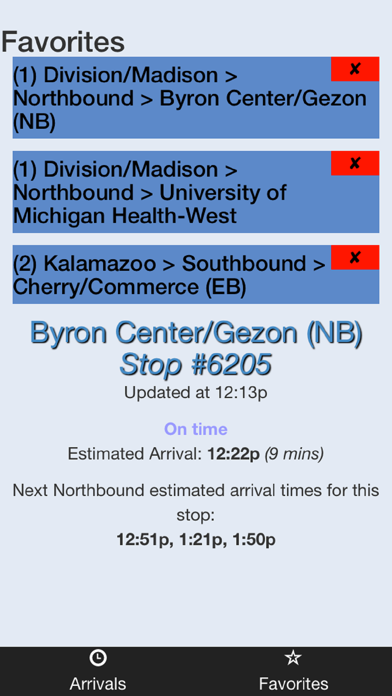 Grand Rapids Rapid Bus Tracker screenshot 1