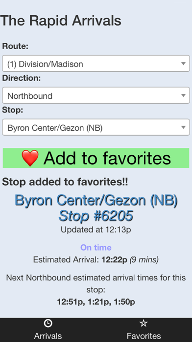 Grand Rapids Rapid Bus Tracker screenshot 2