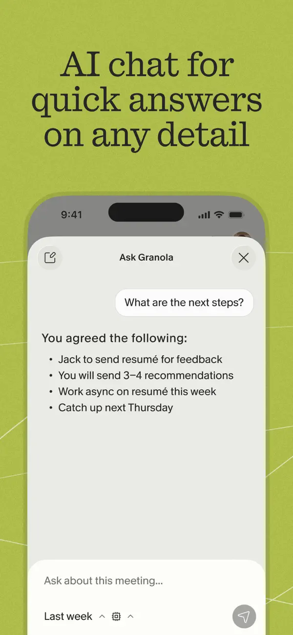 Granola - AI Meeting Notes screenshot 3