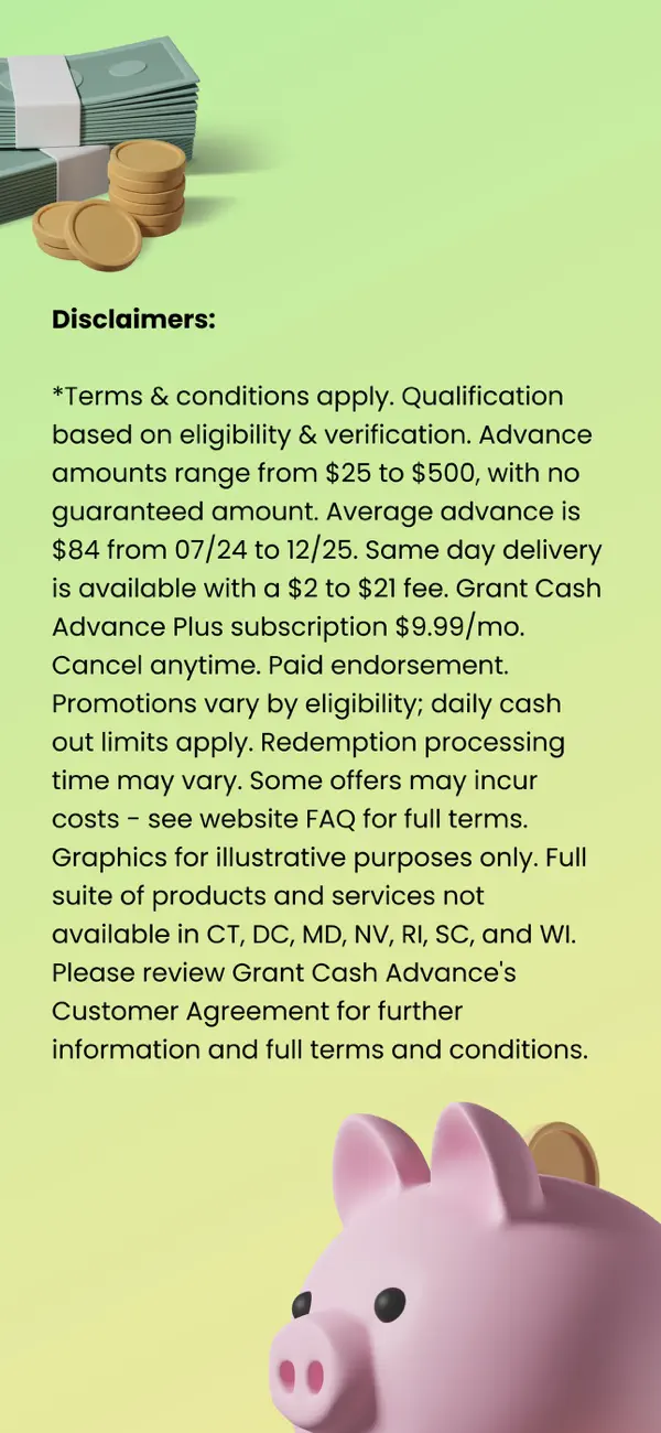 Grant Cash Advance screenshot 1