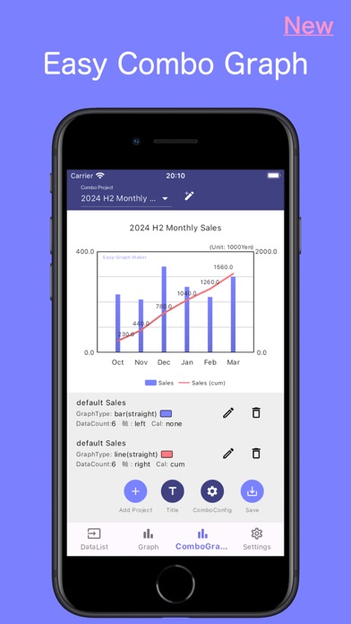 Graph Maker - easy combo chart screenshot 5