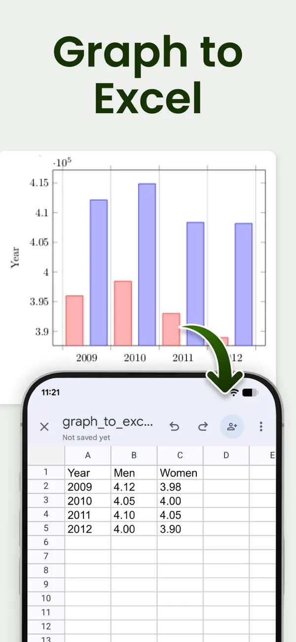 Graph to Excel Converter: XLSX screenshot 6