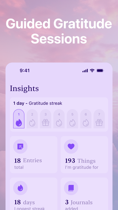 Gratitude Daily Journal, Diary screenshot 1