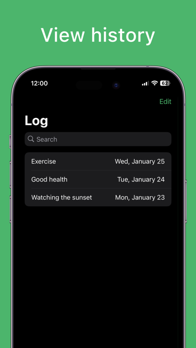 Gratitude Log screenshot 2