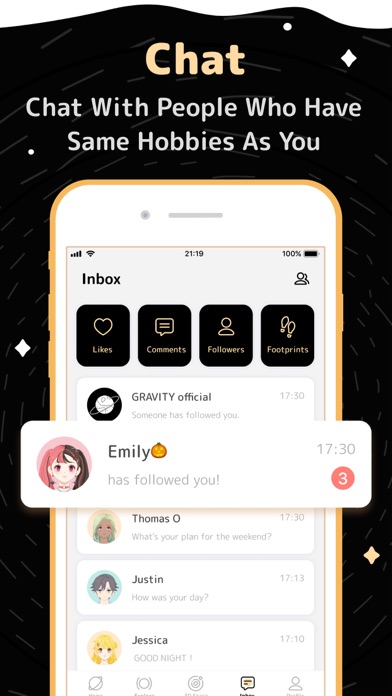 GRAVITY-Chat,Talk&Listen screenshot 1