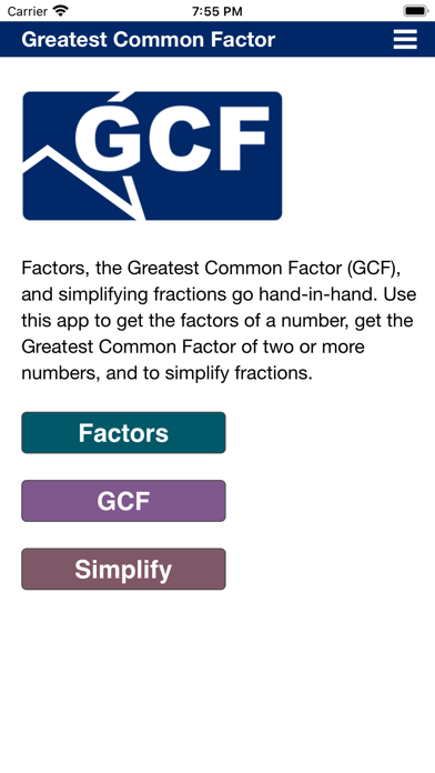 Greatest Common Factor screenshot 4