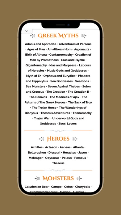 Greek Mythology - Gods & Myths screenshot 1