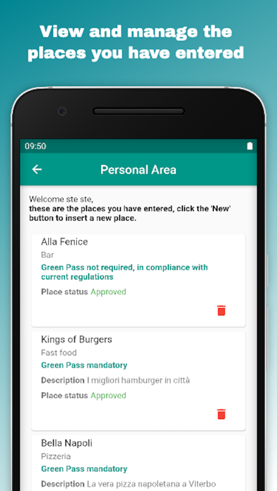Green Pass Places screenshot 1