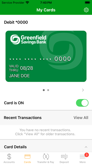 Greenfield Savings Bank screenshot 1