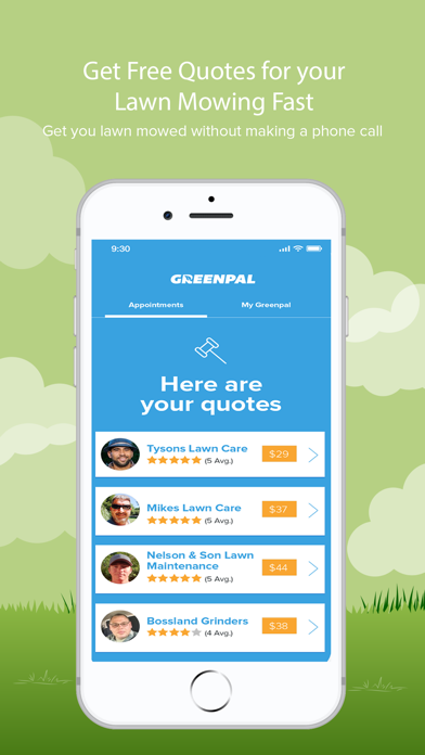 GreenPal, Lawn & Yard Care App screenshot 1