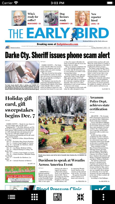 Greenville Daily Advocate screenshot 2