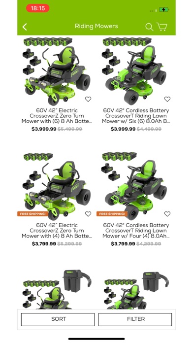 Greenworks Shopping screenshot 4