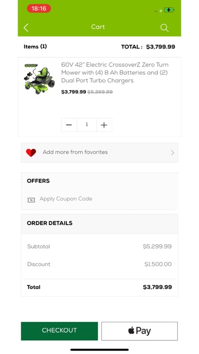Greenworks Shopping screenshot 2