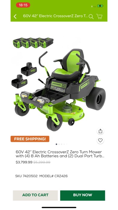 Greenworks Shopping screenshot 3