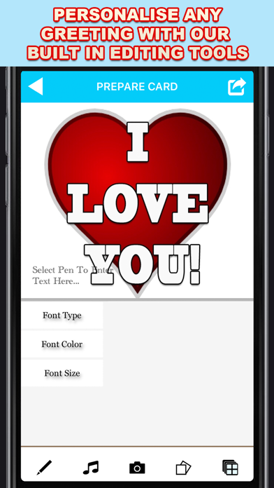 Greeting Cards App screenshot 2