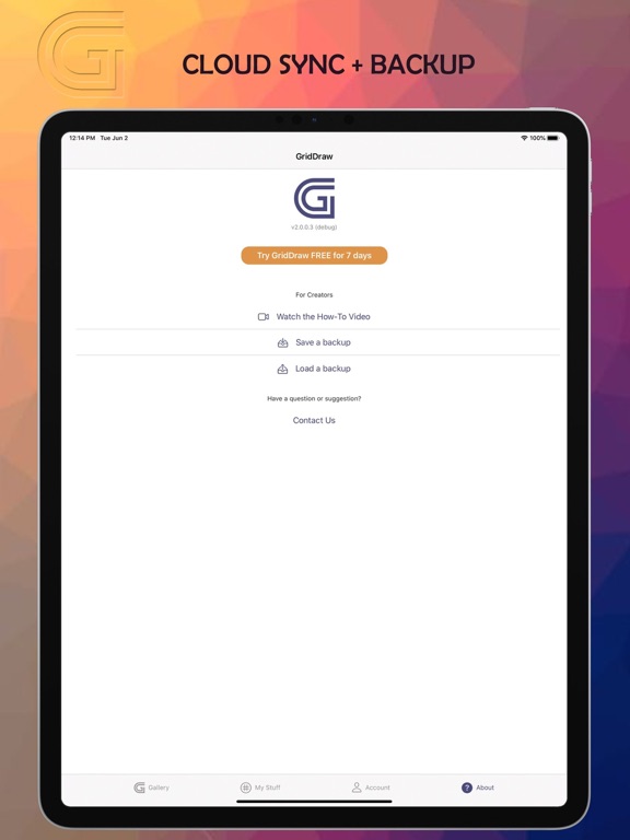 Grid Draw- Logo & Icon Creator screenshot 1