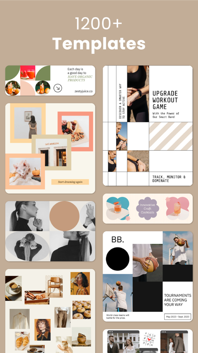 Grid layout for Instagram feed screenshot 3
