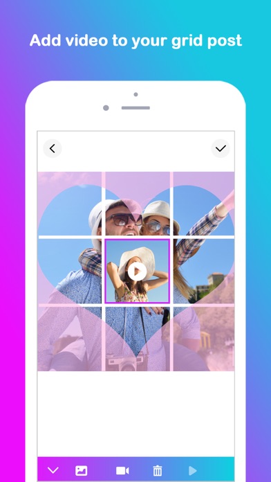 Grid Post Pic Collage Maker screenshot 1