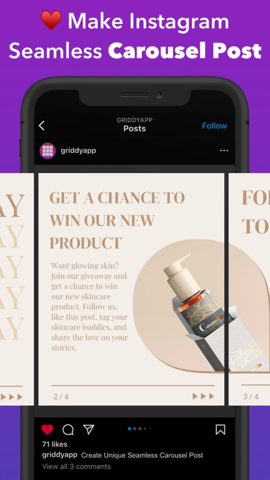 Griddy: Split Photo Grid Posts screenshot 6