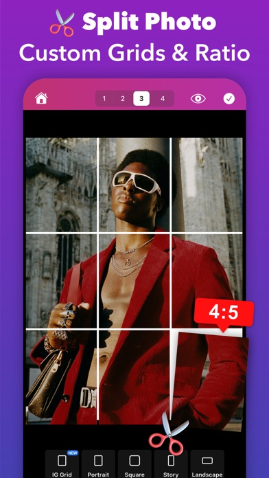 Griddy: Split Photo Grid Posts screenshot 8