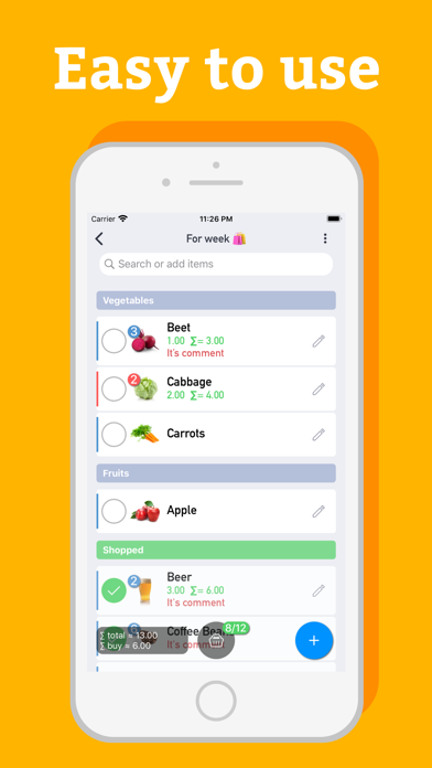 Grocery & Shopping List Pro screenshot 2
