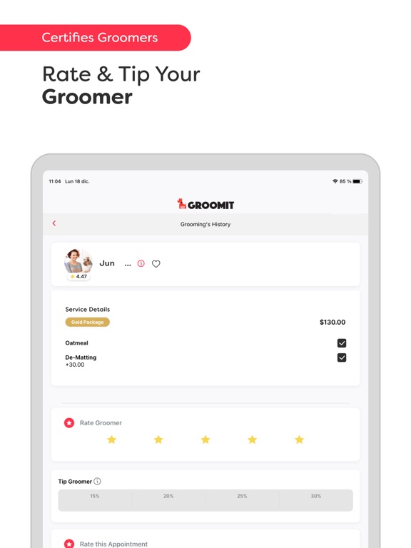 Groomit – On-Demand Grooming screenshot 3