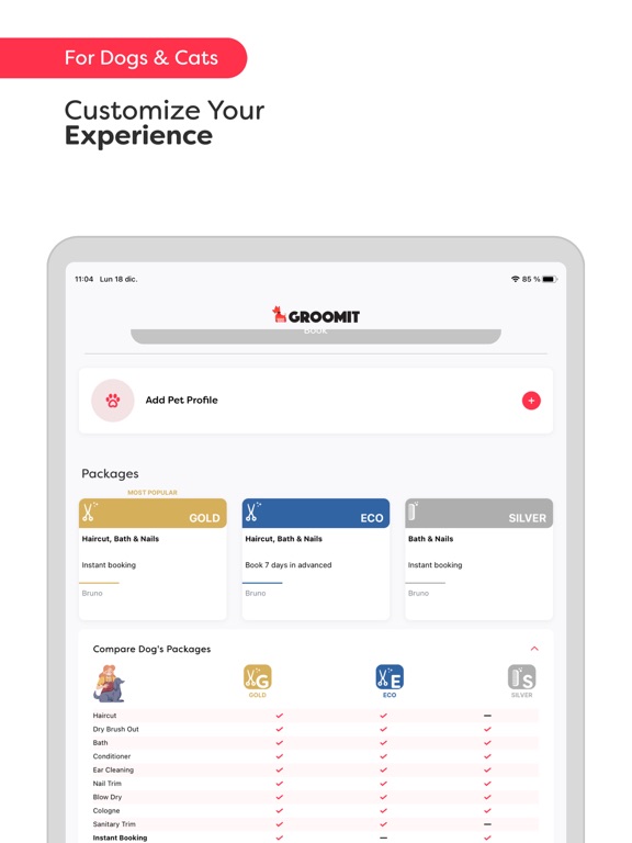 Groomit – On-Demand Grooming screenshot 7