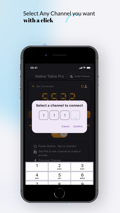 Group Talks: Walkie Talkie Pro screenshot 1