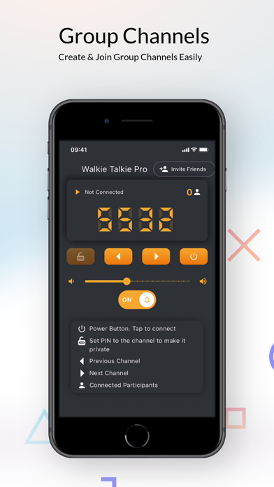 Group Talks: Walkie Talkie Pro screenshot 3