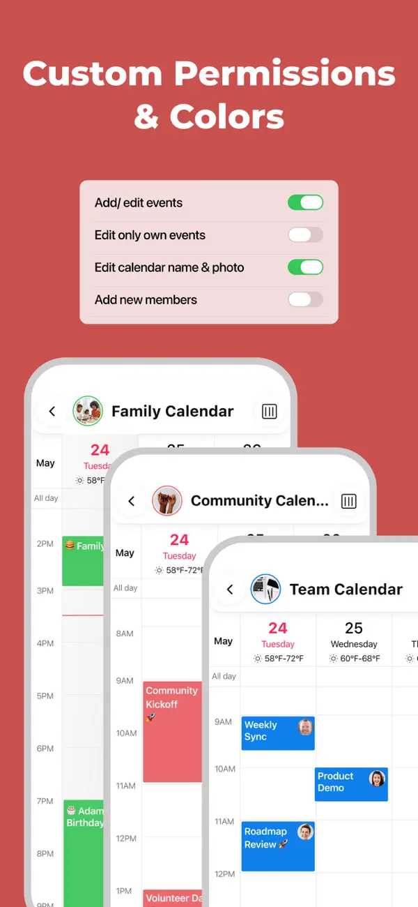 GroupCal - Shared Calendar screenshot 1