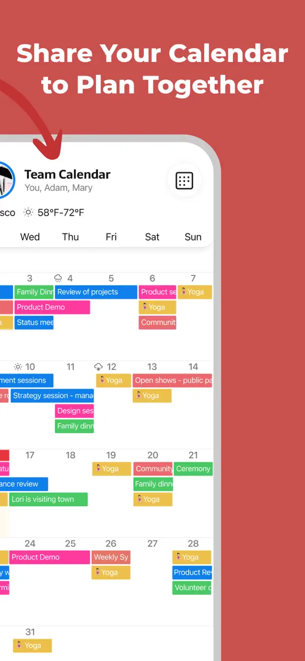 GroupCal - Shared Calendar screenshot 4