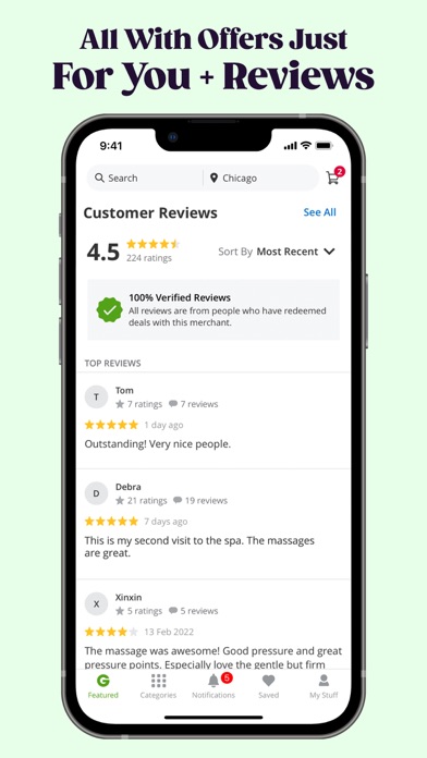 Groupon - Local Deals Near Me screenshot 2
