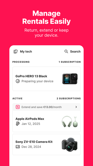 Grover – rent tech flexibly screenshot 3