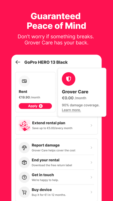 Grover – rent tech flexibly screenshot 2