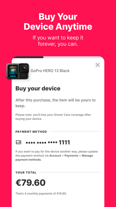 Grover – rent tech flexibly screenshot 1