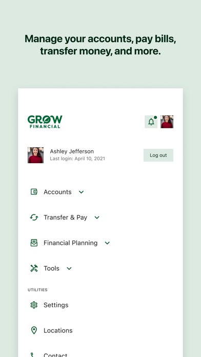 Grow Mobile Banking screenshot 1