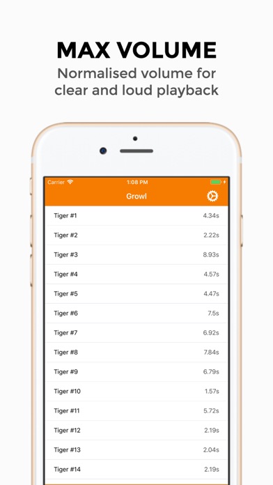 Growl - Tiger Sounds screenshot 4