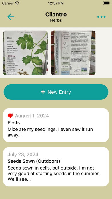 GrowNotes: Garden Journal screenshot 1