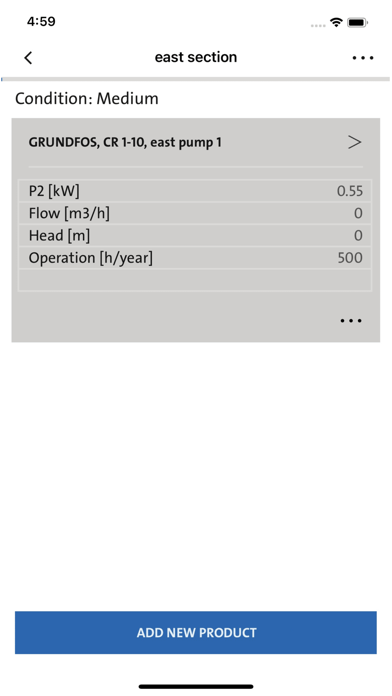 Grundfos Energy Check Tool screenshot 2