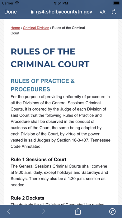 GS Court Clerk’s Office screenshot 1