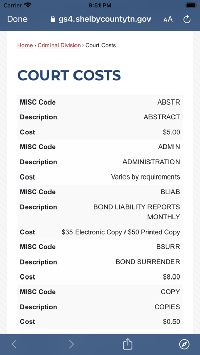GS Court Clerk’s Office screenshot 2
