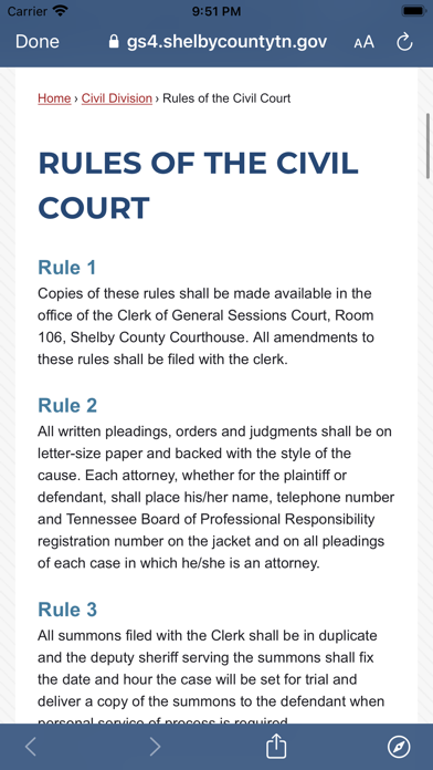 GS Court Clerk’s Office screenshot 3
